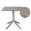 Table de bistro Clip  - bianco - 80 x 80 cm Nardi