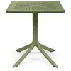 Nardi Table Carré Pour L'extérieur Clip 70 (Agave - Fibre De Verre Pol...
