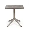 Table de bistro Clip  - tortora - 70 x 70 cm Nardi