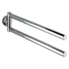 Inda - Porte-serviettes pivotant Touch chrome poli L.39 cm