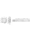 GEWISS Coffret en saillie sans bornier - 12 modules GEWISS