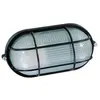 Blinky - Plafonnier en aluminium Ovo Oval Noir 60 Watt