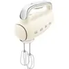 Smeg Smeg 50's Style HMF01CREU - Batteur à main - 250 Watt - crème/chrome poli