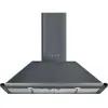 Smeg Hotte décorative Smeg Victoria KT110GRE - Gris ardoise