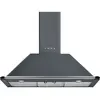 Smeg Hotte décorative Smeg Victoria KT90GRE - Gris ardoise