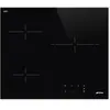 SMEG SE263TD1, Plaque de cuisson vitrocéramique UNIVERSAL, Black glass