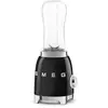 Smeg Années 50 Style PBF01BLEU Mélangeur en verre 600 ml 300 W Noir
