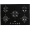 SMEG PV175B3, Plaque de cuisson à gaz LINEA, Black