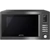 Micro-ondes + Gril Smeg MOE25B - SMEG - Noir - 25 Litres - 900 Watt