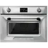 Four micro onde combiné SO4902M1X Smeg