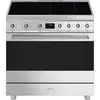 Smeg Cuisine Vitrocéramique Avec Four C9imx2 Induction 90 Cm 5 Feux