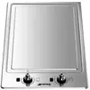 Smeg Smeg PGF30T-1 Teppan yaki Acier inoxydable - 2 foyers