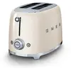 Smeg 50's Style TSF01CREU - Grille-pain - 2 tranche - 2 Emplacements - crème
