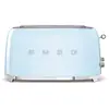 Smeg - grille-pains 2 fentes 1500w bleu azur  tsf02pbeu - tsf02pbeu