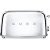 Smeg Smeg 50's Style TSF02SSEU - Grille-pain - 4 tranche - 2 Emplacements - chrome