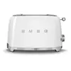 Smeg - grille-pain 2 fentes 950w blanc  tsf01wheu - années 50 tsf01wheu