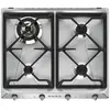Table de cuisson gaz SMEG SR964XGH 4 foyers Inox