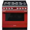 Smeg Smeg Elite Portofino CPF9GPR Cuisinière Rouge
