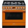 Smeg PORTOFINO 90cm MIXTE ORANGE - CPF9GPOR