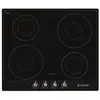 SMEG Plaque induction SI964NM, Victoria, 4 foyers, commandes manettes
