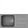 évier Granit Encastrable Smeg Lz150ct Ciment