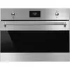 Smeg Micro ondes Grill Encastrable SO4301M0X, 40 litres, Gril, Niche d...