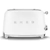 Smeg - grille-pains 2 fentes 950w blanc  tsf01whmeu - années 50
