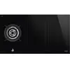 Smeg Smeg PM3953D Table de cuisson mixte induction et gaz Noir - 5 foyers