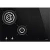 Smeg Smeg PM3743D Table de cuisson mixte induction et gaz Noir - 4 foyers