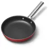 Poêle SMEG diam 24 cm tout feux rouge mat