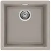 évier Granit Smeg Vzp45dv Gris Tourterelle