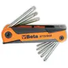 BETAUTENSILI Kit de clés Torx Multitool 8 pièces Noir Beta - Tailles T9-T40