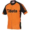 Beta Maillot de Cyclisme d'Été Orange 2XL en Microfibre Respirante avec 3 Poches Arrières
