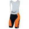 Beta Salopette de Cyclisme Estivale Orange 2XL en Lycra avec Coussin Antibactérien