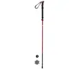 Ferrino Bâtons de Trekking Spantik Rouge Télescopiques Pliables 115-135 cm