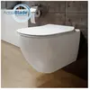 Ideal Standard Pack WC suspendu Tesi Aquablade - 36,5x53,5cm - 3 ou 6L - Blanc