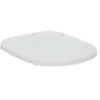 Ideal Standard - Abattant recouvrant blanc charnières inox - Kheops