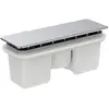 Ideal Bonde et cache Rectangulaire Chrome pour receveur Ultra Flat New TU