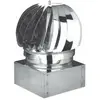 Aspire-fumées rotatif pied galvanisé carré 32 x 32 cm conduit de chemi...