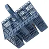 Whirlpool Panier à couverts bleu 8 compartiments pour lave-vaisselle - ariston hotpoint