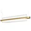 Kundalini kdln Suspension LED Nami, couleur laiton, longueur 150 cm