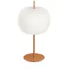 Kundalini lampe à poser Kushi XL de kdln, cuivre/blanc, hauteur 61 cm