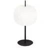 KDLN KUSHI-Lampe à poser avec variateur Verre opalin/Métal H61cm