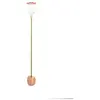 KDLN OPYO-Lampadaire avec variateur Verre opalin/Métal H172cm