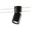 Kundalini kdln Spot pour plafond Mitos, noir, Ø 8 cm, métal, orientable