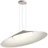 kdln Suspension LED Kate, blanc, 3 000 K, Ø 90 cm, métal