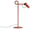 Kundalini kdln Lampe de table LED Bird, rouge, 48 cm, métal, à intensité variable