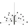 kdln suspension LED POLAR 20.1, Ø 77 cm, noir 20 lampes à intensité va...