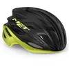 Casque de route MET Estro Mips - noir lime jaune métallique/brillant - L
