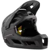 Casque avec mentonniere amovible met parachute mcr mips noir mat